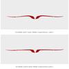 For Tesla Model 3 Highland 2026 Model Y Juniper Carbon Fiber Rearview Mirror Decoration Strip Protect Sticker Car Accessories