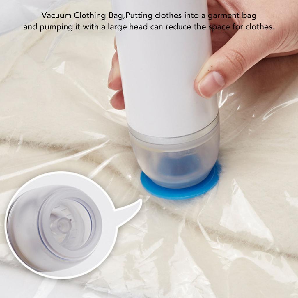 Air Pump Vacuum Seal Bag Set Space Saving User Friendly Portable Electric Pump with Vacuum Bag for Travel