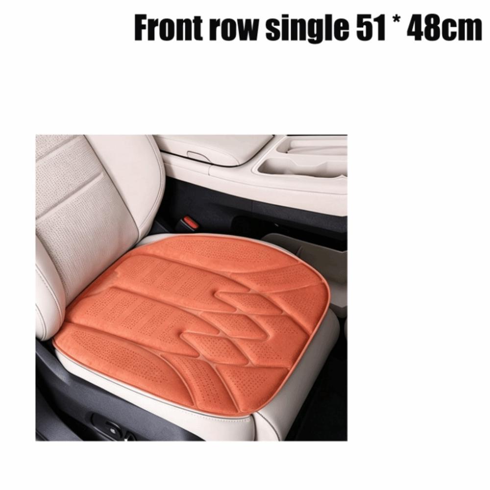 Stitched Car Seat Cushion Microfiber Faux Suede Seat Protector Auto Seat Cover Universal