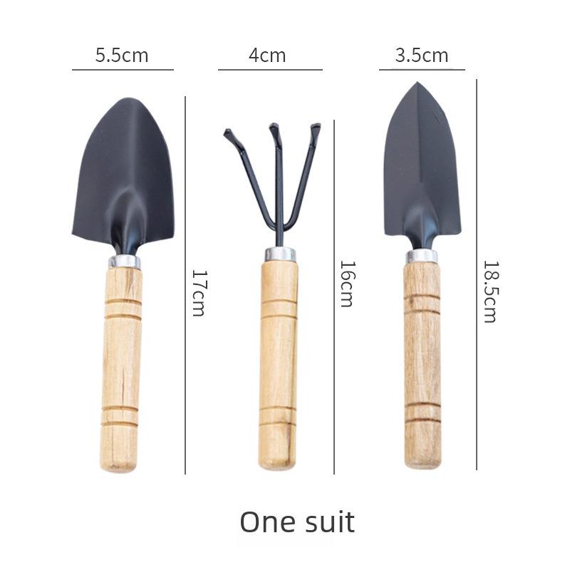 3 st/set Mini trädgårdsredskapsset för trädgårdsväxter Blomkruka Kaktus Grönsaker Grävning Rensa ogräs Inomhus Små växter Trädgårdsredskap