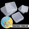 Portable Square Packing Storage Box Plastic Durable Small Items Case Sundries Organizer Transparent Power Tools Holder Durable