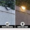 LED Solar Step Lamp Path Stair Outdoor Garden Lights IP67 Waterproof Balcony Light Decoration For Patio Stair Deck Path Ligh