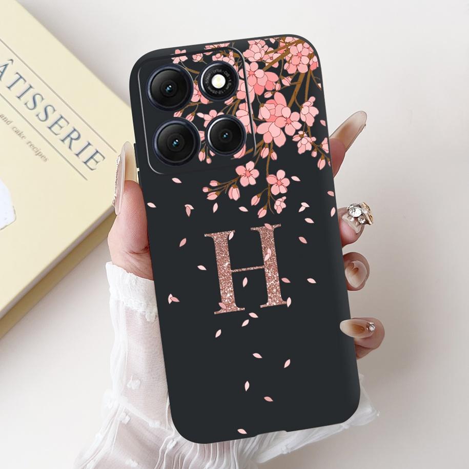 For Motorola Moto G86 Power Case Cute Lucky Letters Crown Flower Soft Silicone Back Cover For Moto G56 G86 5G G86Power Protector