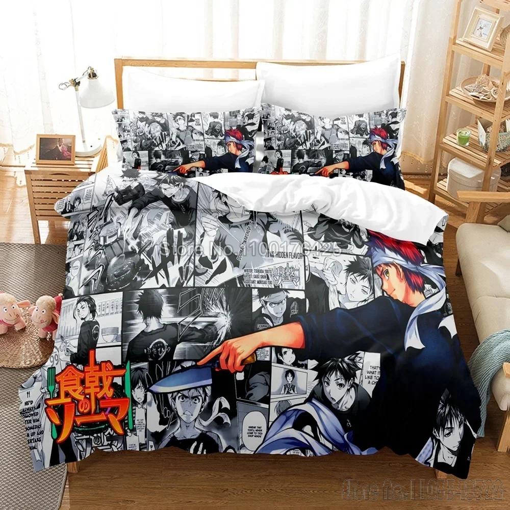 Comforter Food Wars Japanese Anime Hd Comforter For Kids Bedding Sets Bedclothes Bedroom Decor