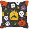 Halloween Decoration Cushion Pumpkin Cat Ghost Pillow Sleeve Is Suitable for Home Living Room Sofa Room Decoration