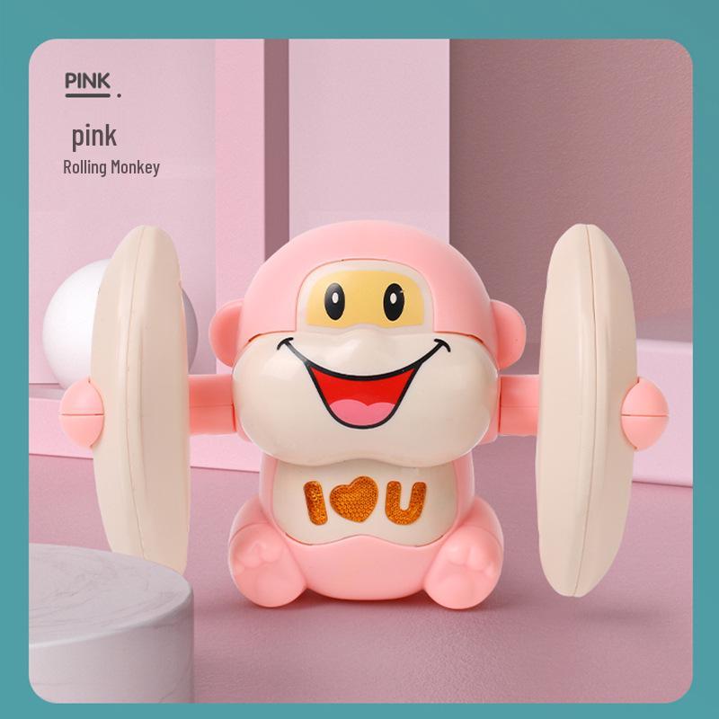 Douyin Tumbling Monkey: Interactive Sound & Light Flip Toy for Babies & Toddlers E-commerce Box