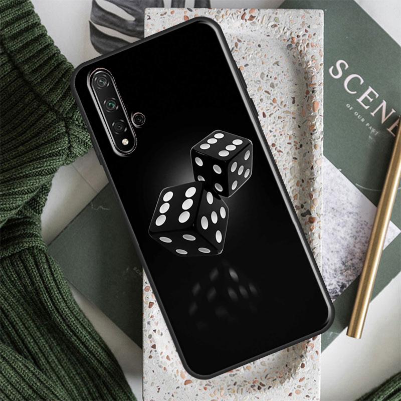 Dices Poker Casino For Huawei Nova 10 9 SE 5T 12s 12i 11i Y91 Y90 Y60 Y70 Y72 Y61 P60 Pro P20 P40 P30 Lite Case Huawei P20 Pro
