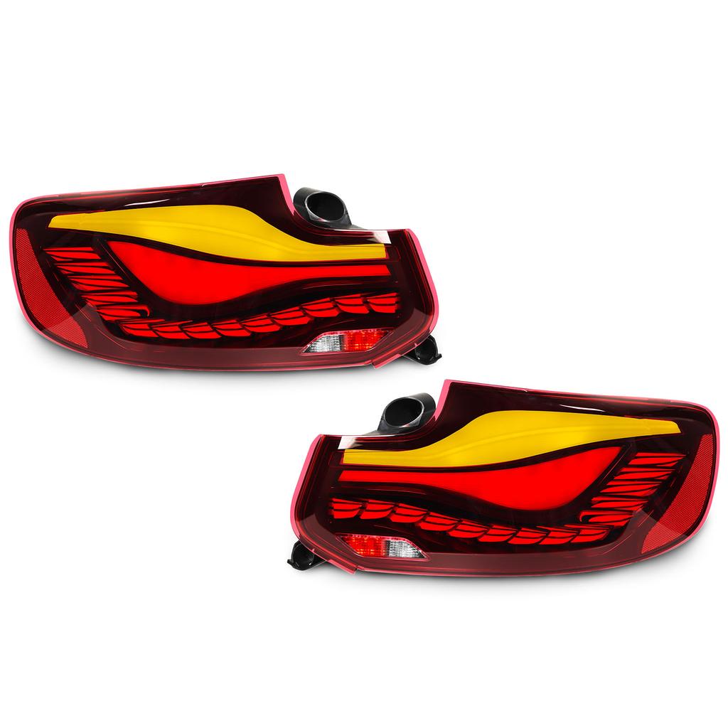 V1 GTS OLED Style LED Tail Lights Dynamic Turn Signal for 2 Series F22 F23 M2 F87 M2C 2014 to 2021