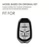 Tpu Car Key Case Cover For Ssangyong Rexton Y400 Y450 G4 Car For 5 Buttons Accessories Keychain Cover Fob Holder