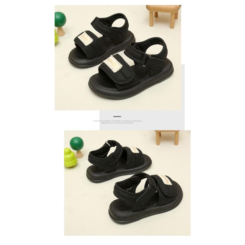 Thick Sole Anti-slip Beach Sandals, Open Toe Soft Sole Casual Shoes for Girls
