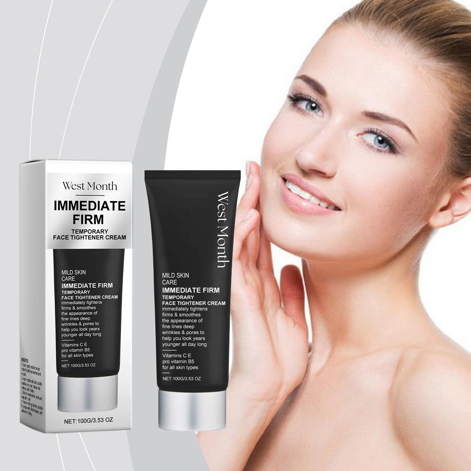 Crema Rassodante Viso West&Month - Idratante e Nutriente, Nutre e Protegge la Pelle, Rassoda la Pelle, Adatta per il Viso, 100g