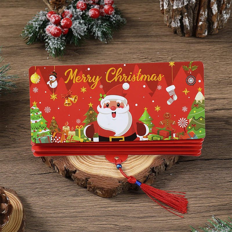 10-Slot Christmas Money Gift Cards Envelope for Cash Gifts Creative Xmas Birthday Party Money Box for Women Men Girl Boy