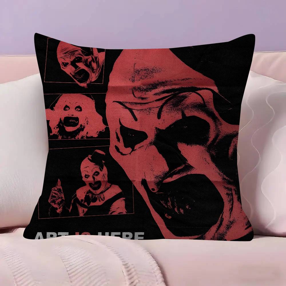 

Halloween Horror Terrifier Film Pillow Anime Pillow Sofa Bed Head Pillow Cover Cushion Cover 45x45 cm Fashion 30x30cm