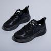 Men's shoes spring and summer fly-woven new versatile sports casual running to increase the height of youth Darth Vader