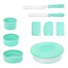 9 Pieces Cake Decorating Set DIY Baking Rotating Stand Non Slip Piping Table Round Silicone Cake Mold for Kitchen Baking