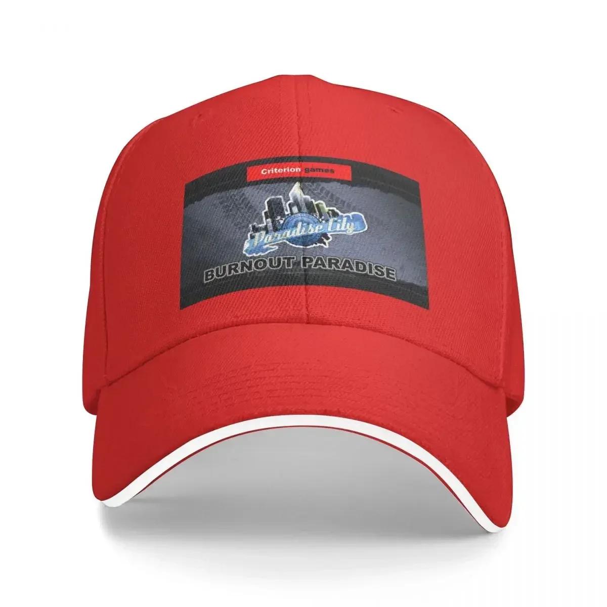 

BURNOUT PARADISE Baseball Cap Fashion Beach Uv Protection Solar Hat Vintage birthday Golf Unisex Womens