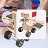 DIY Solar Powered Mars Rover Kit Educational Tool for Kids Woodworking Engineering Craft Birthday