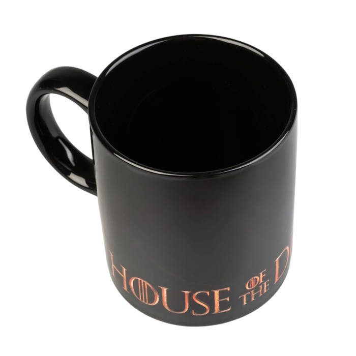 Mug - game of thrones - house of the dragon - 350 ml - grès - design changeant
