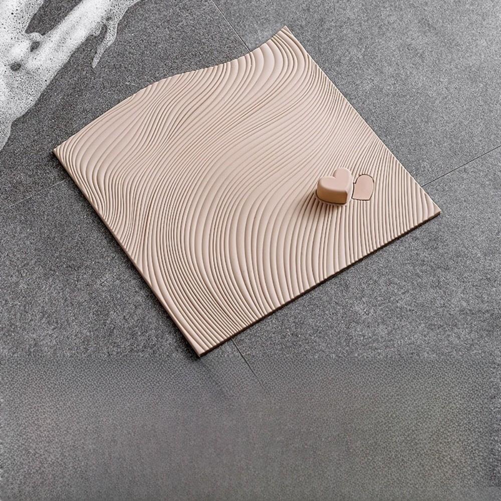 

Soft Sewer Pipe Cover Anti-Odor Sink Seal Mat New Bathtub Shower Drain Plug Universal хаки