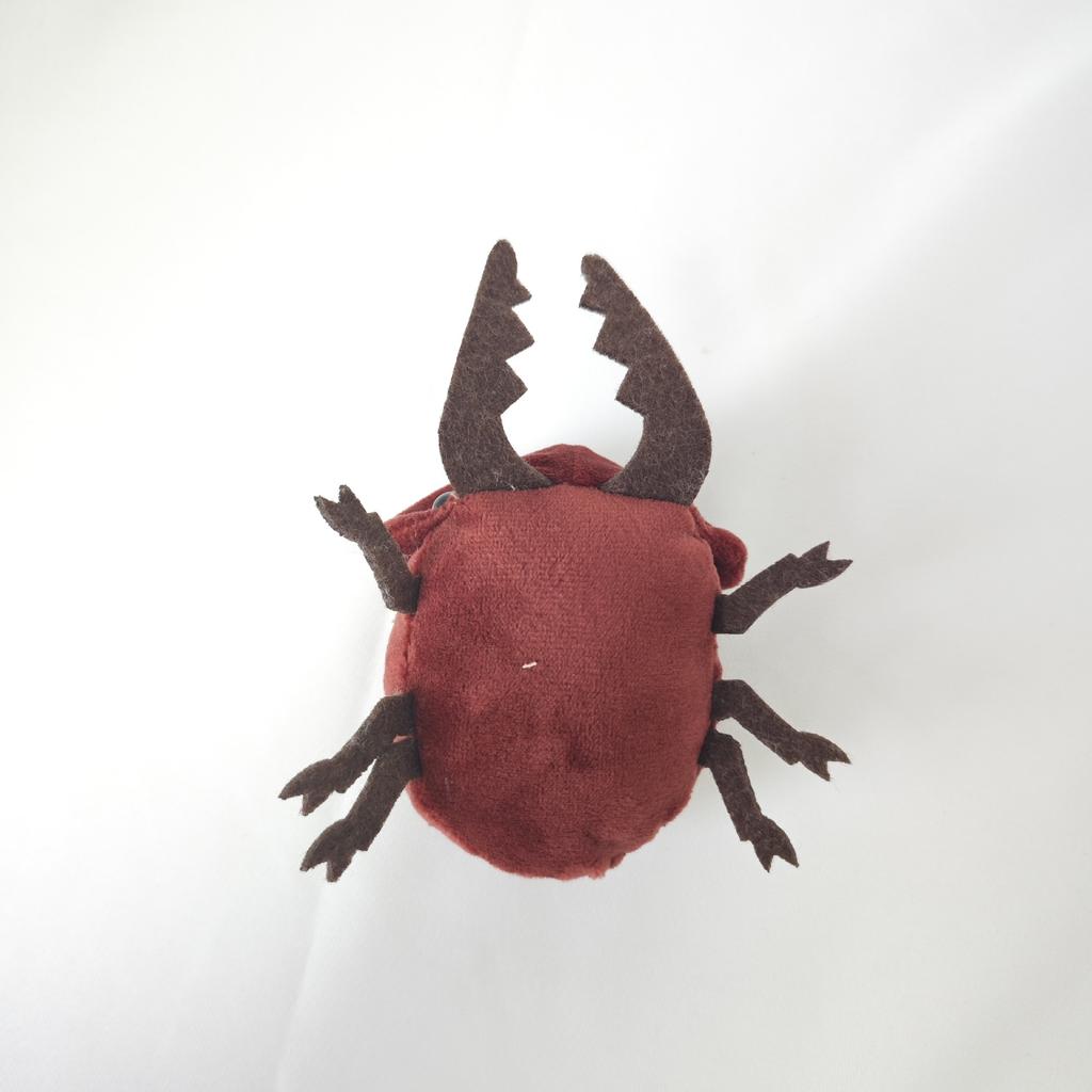 Plush Insect Toy for Carkey Pendant Beetle Doll Cartoon Keychain Children Backpack Ornament