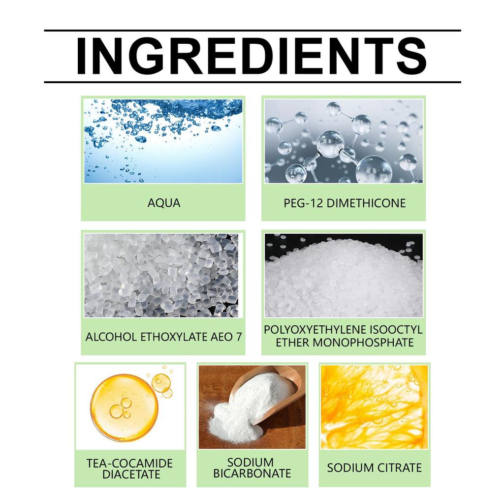 100ml  Multi-Surface Cleaner Stovetop Limescale Tile Bathroom Multi-Cleaner Protects Surfaces Clean and Shiny