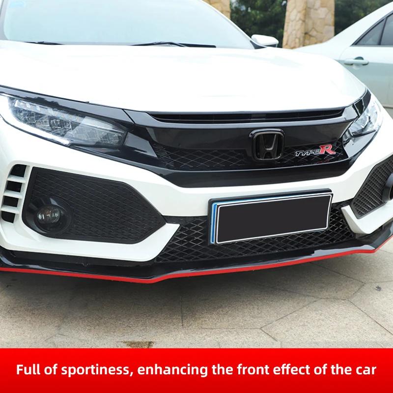 ABS Car Logo Auto Front Grille Emblem Trunk Sticker Accessories For Honda Civic Type-R Accord 8th 9th 9.5th 10th 11th Generation