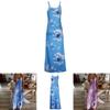 Women's Oversized Floral Printed Sleeveless Maxi Dress For Summer Holidays
