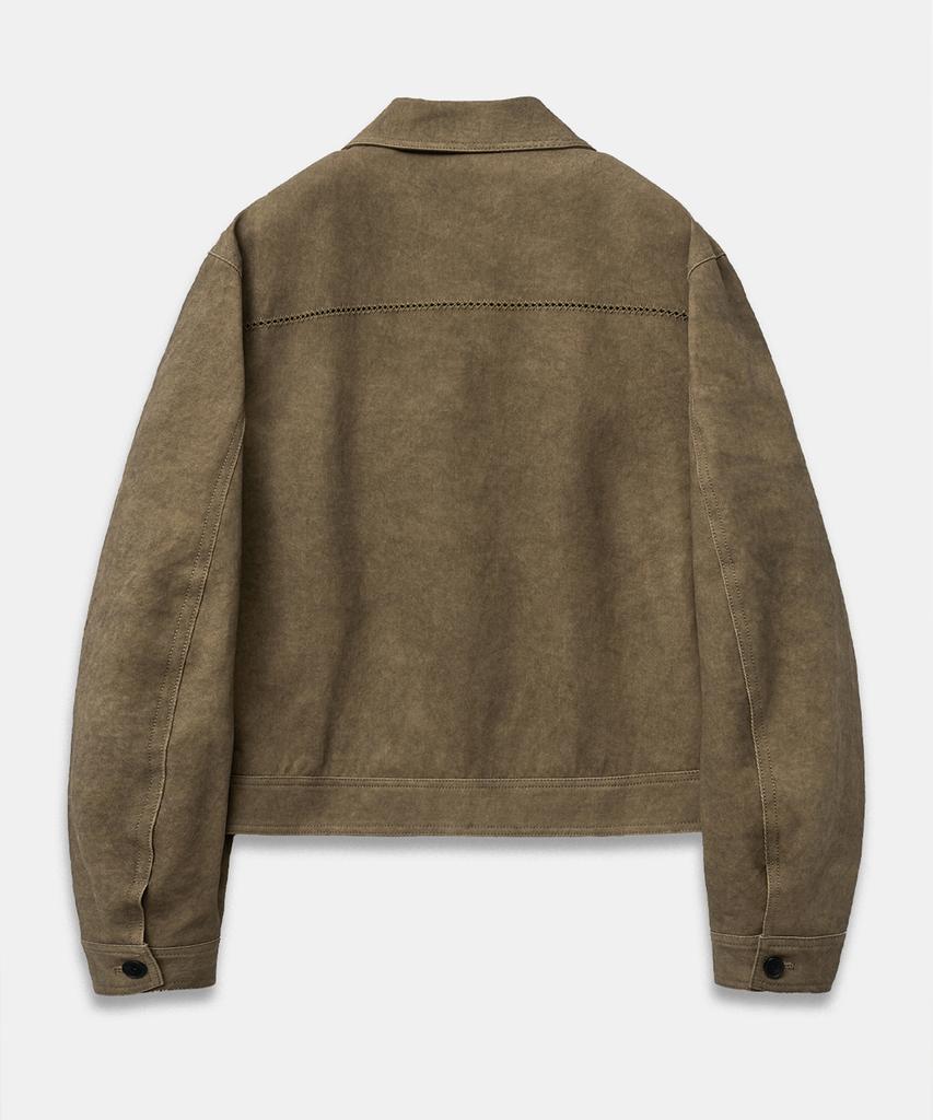 Lmood Melo Western Trucker Jacket Kurt Brown