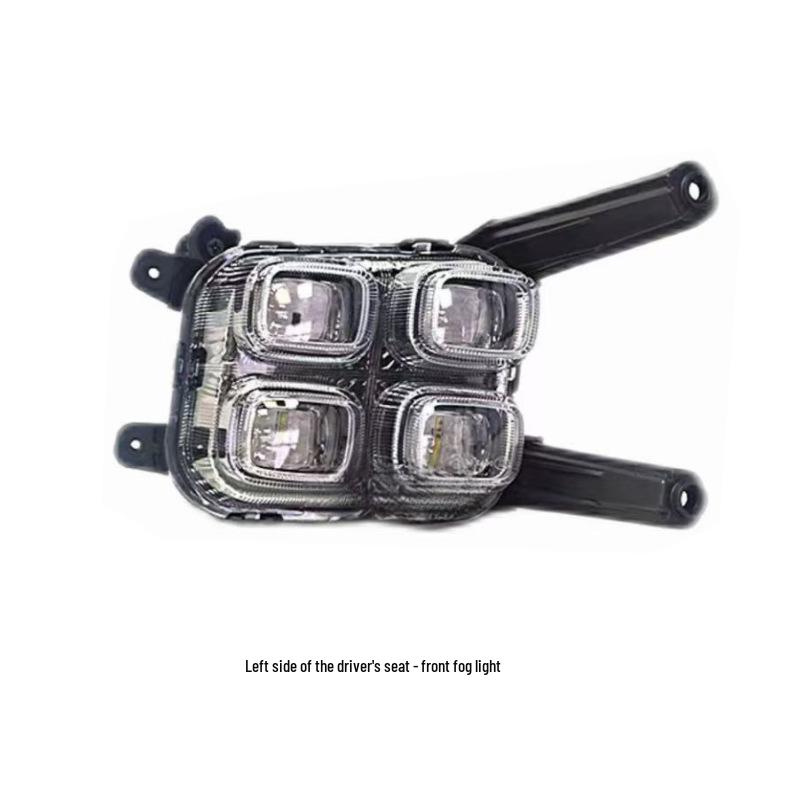 LED Front Fog Light Assembly and Decorative Cover for Kia KX5 Fog Light Frame - Left - Standard