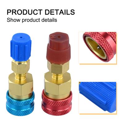 Aluminium Convenient To Use Quick Coupler Adapter Precise Thread Processing Reliable Connection Adjustable Valves