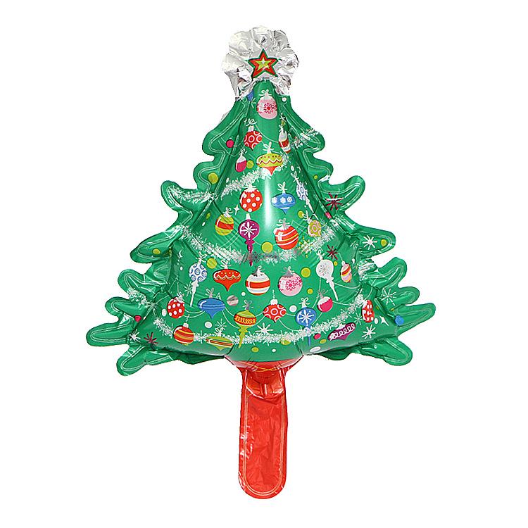 Christmas Decor Set: Snowman, Santa, Snowflake & Tree Balloons