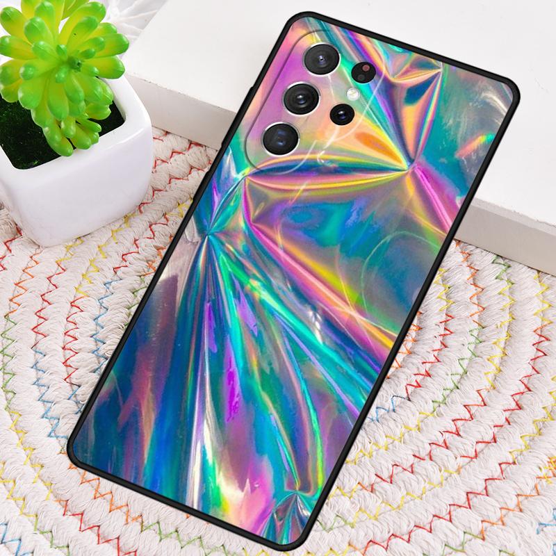 Holographic Dope Trippy Print Silicone Phone Case For Samsung Galaxy Note 10 Pro S26 S25 S24 S23 S22 S21 Plus Ultra Capa Cover