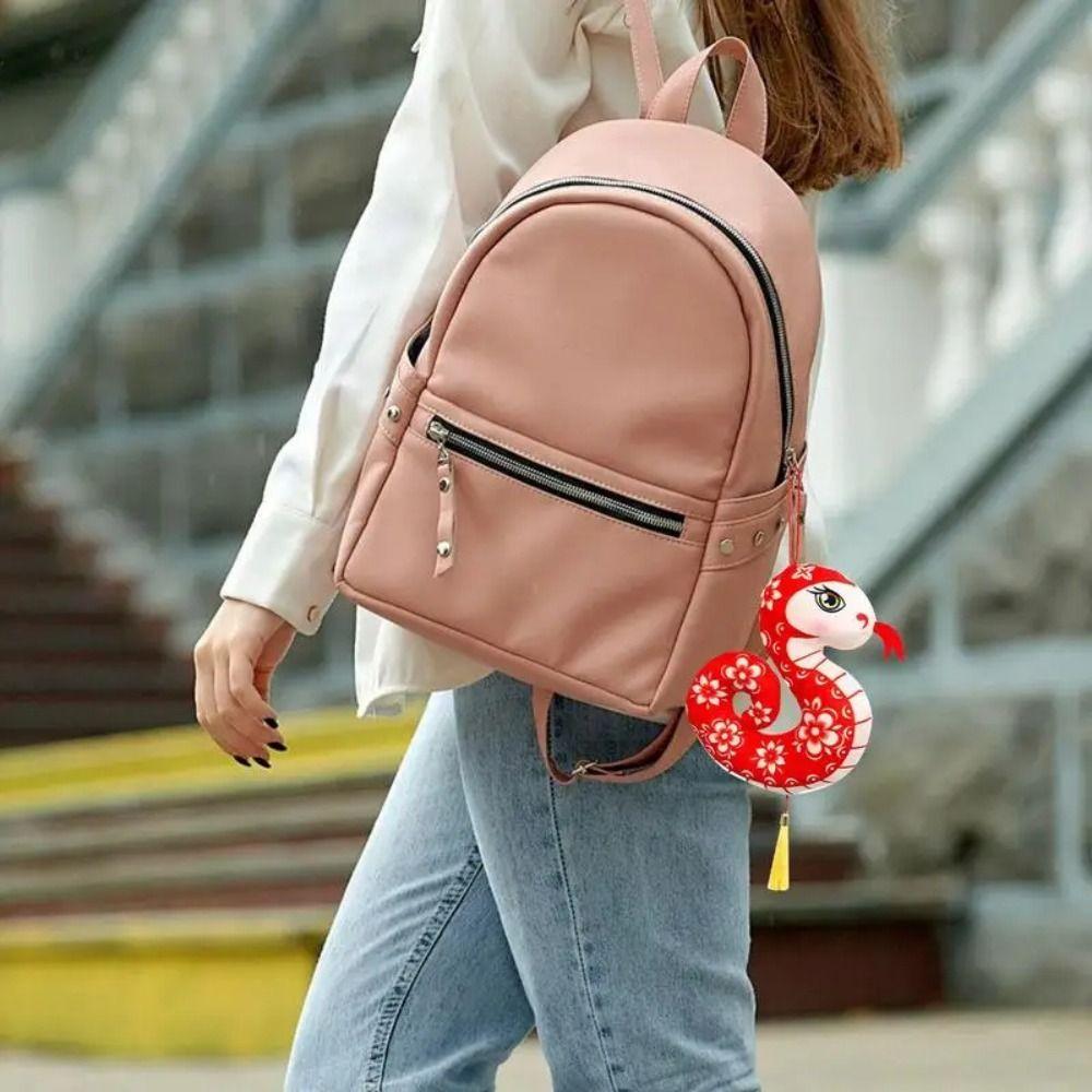 

Stuffed Snake Mascot Hangings Tassels 2025 New Year Toys Spring Festival Decorations Girl/Boy