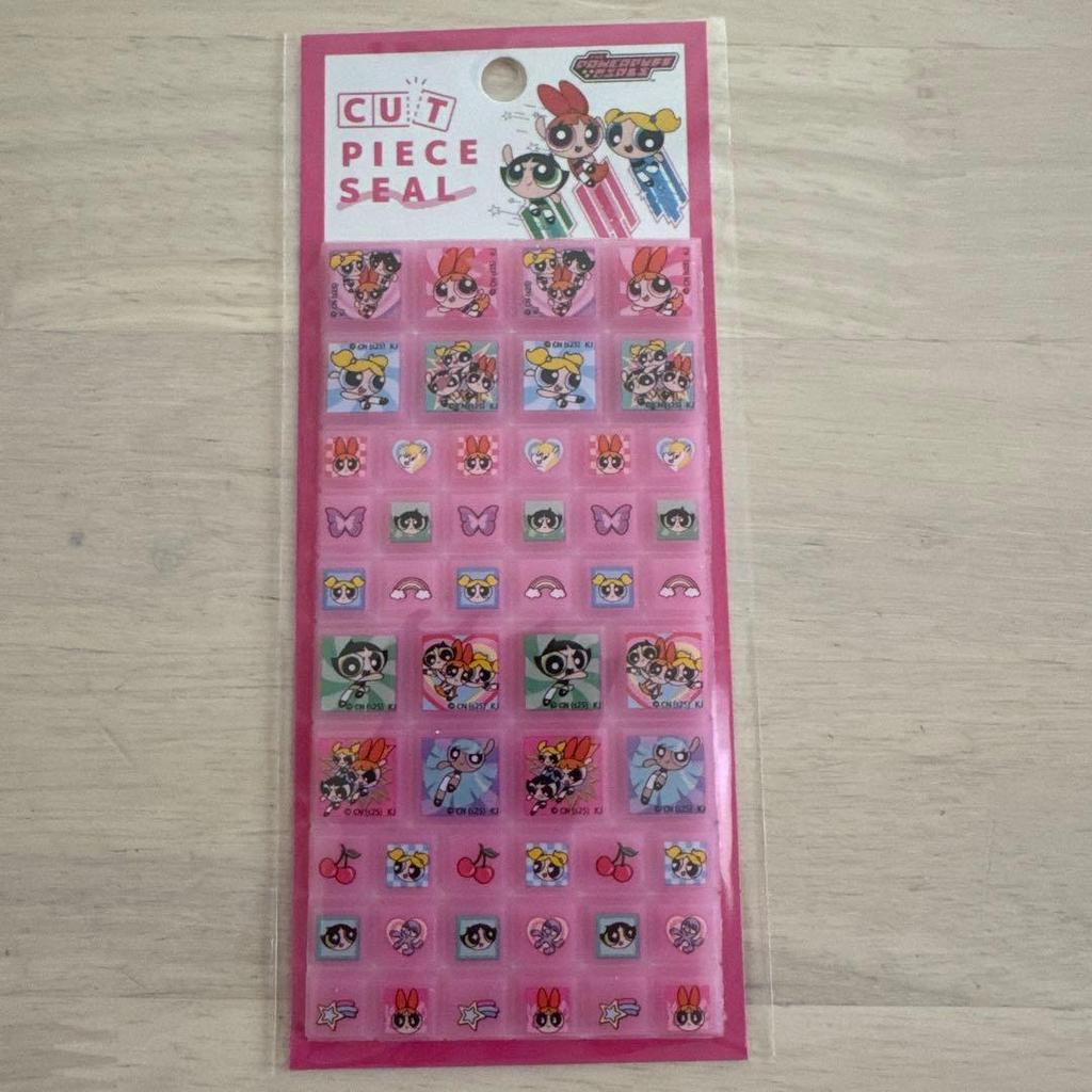 Used powerpuff girls cut piece sticker