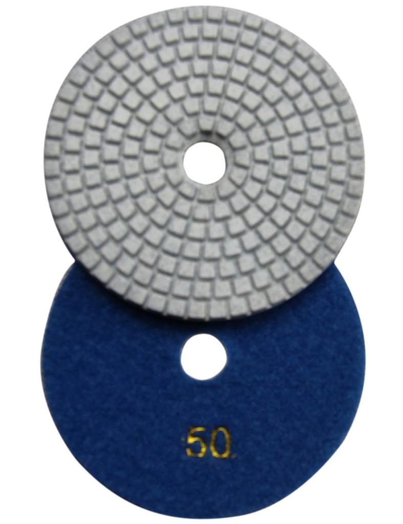 Konfor 8cm Diamond Polishing Pad, Stone Polishing Pad Disc for Marble and Granite, Wet Polishing