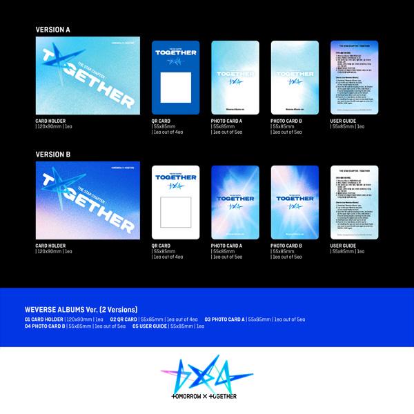 TOMORROW X TOGETHER (TXT) - THE STAR CHAPER: TOGETHER (Weverse Albums Ver.) [Random Version]