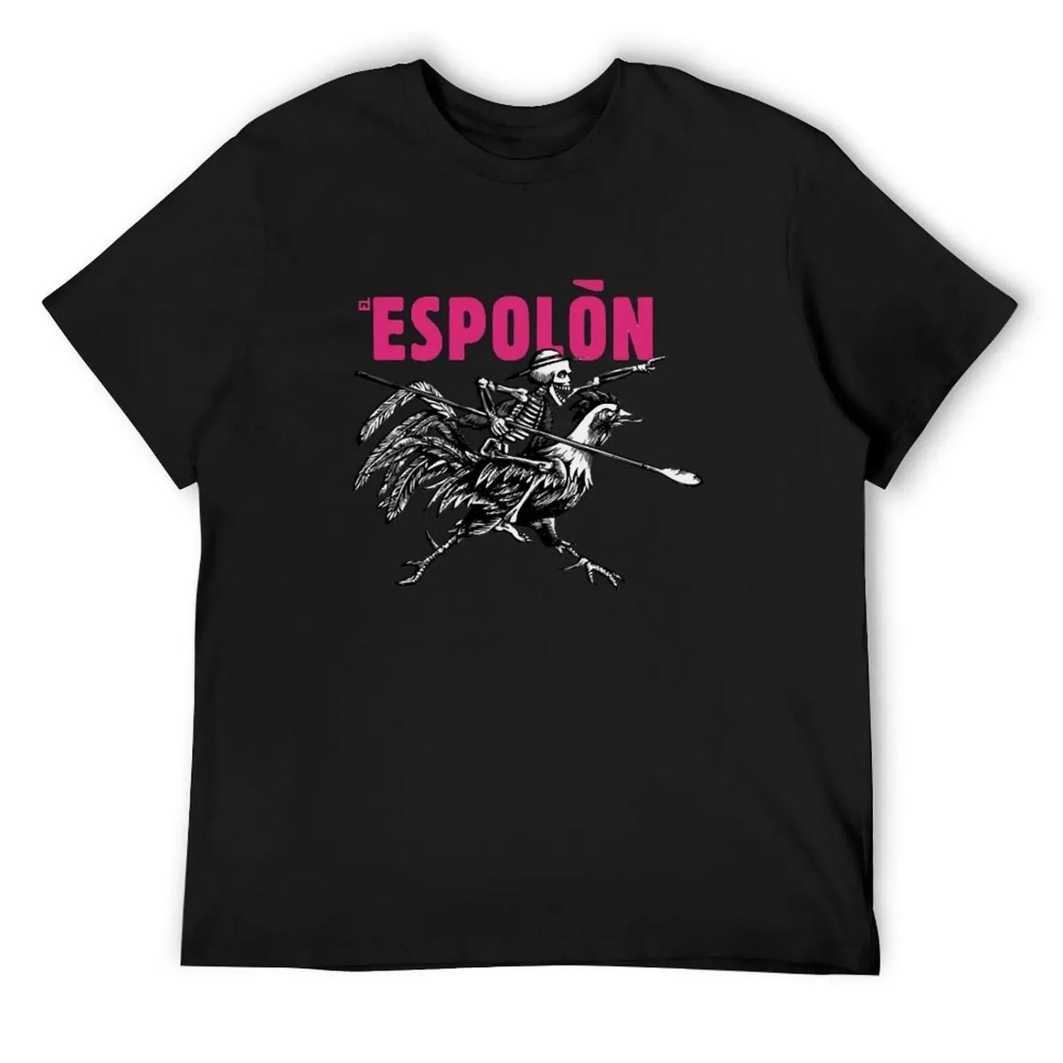 Футболка с логотипом текилы El Espolon, аниме-футболка, толстовка для мальчика, белые толстовки для мальчиков, мужские S
