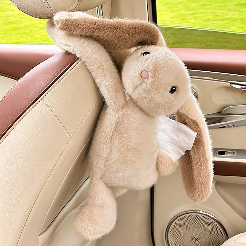 Creative Monkey Tissue Box Cover for Car - Cute Hanging Pull-Out Design