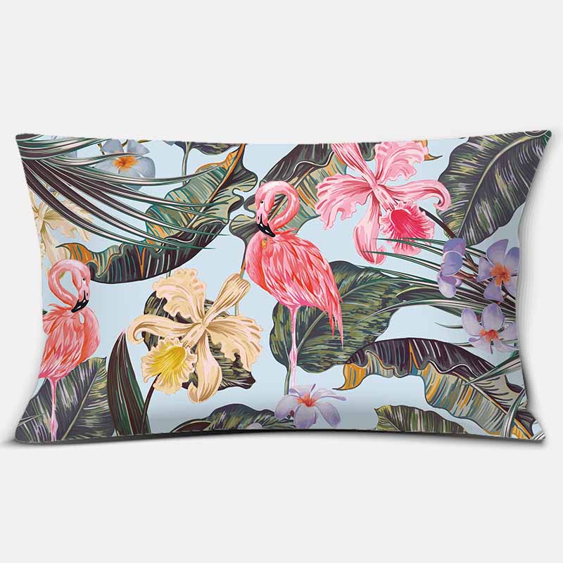 Fashion Plant Flamingo Home Decoration Sofa samochodowa Poszewka na poduszkę 30cm * 50cm