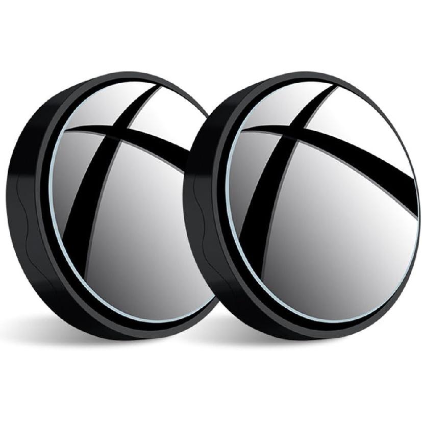 

2Pcs Blind Spot Car Mirror, Automotive Side Blindspot Mirror for Car, 2.2 Round Car Rearview Mirror Accessories 360 Degree Rotating Vacuum Suction чёрный
