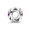 Pandora October Pink Eternity Circle Charm 790065c05