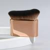1pc Rose Gold Wave Foundation Brush Facial Makeup Tool Concealer Brush,Blush Brush,Contour Brush,Bronzer Brush,Powder Brush