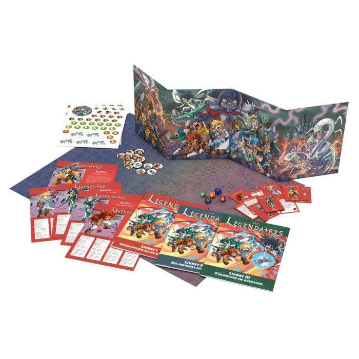 Jeu de société - jeu de plateau. asmodee - les légendaires : le jeu d'aventure asmodee