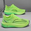 Activity Performance Shoes Fluorescent Green Light Dance Shoes Couple Soft-soled Sports Running Shoes Men's and Women's Walking Shoes 34-4
