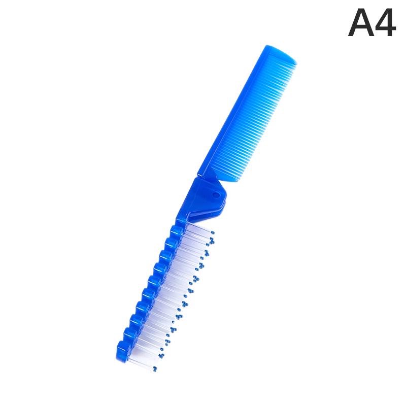 

Креативная портативная складная расческа для путешествий в отеле, портативная складная расческа для массажа волос, антистатические парикмахерские инструменты