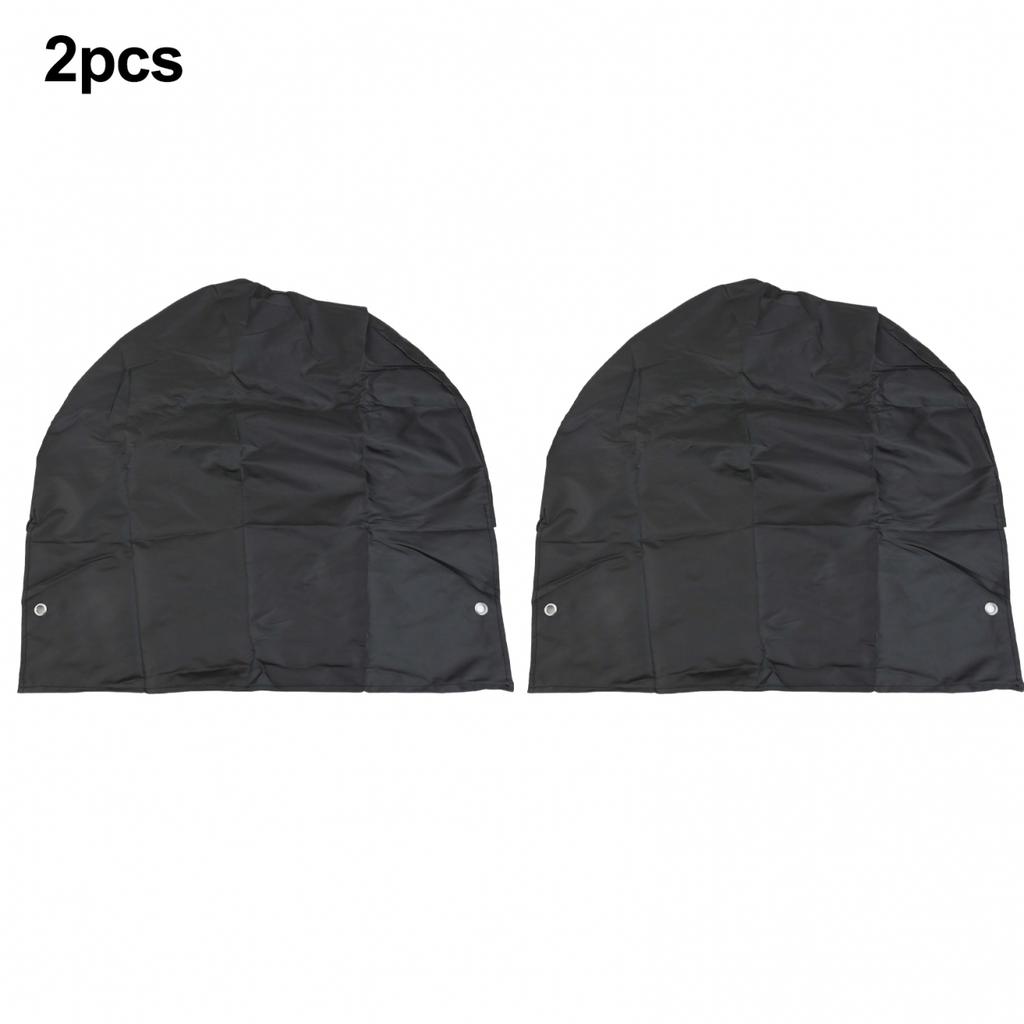 Wear Resistant Caravan Wheel Covers Set of 2 Effective Tire Shielding Gear