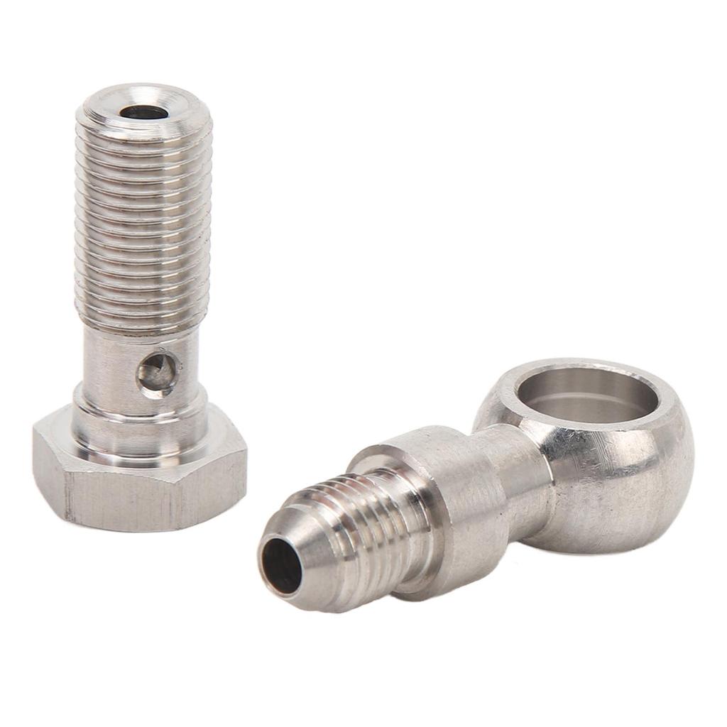 Turbo Ölzufuhr Banjo Hochbelastbar Edelstahl 4AN auf M12x1.25mm Banjo Bolzen Kit Mit 4.2mm