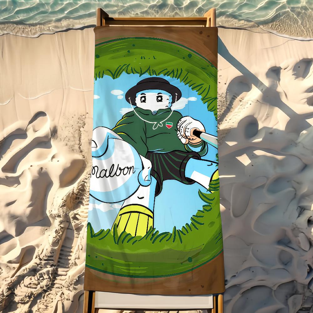 Marca M-Malbon Asciugamano Spiaggia Doccia Bagno Viaggio G-Pallina da Golf Leggero Delicato sulla Pelle per Piscina Campeggio Crociera Estate