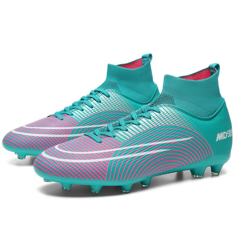 

Мужские и женские взрослые высокие тренировочные футбольные бутсы, соревновательные бутсы, спортивная обувь для зала и улицы 45