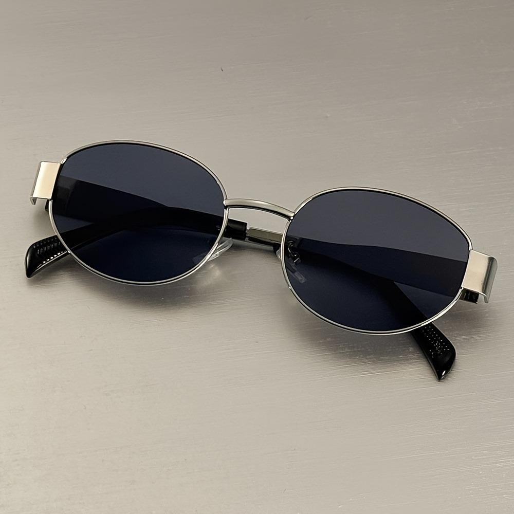 

Retro Oval Glasses Unisex Fashionable Retro Style Suitable For Daily And Occasional Wear